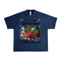 Navy its the most wonderful time of the year Urban Heavy Tee - CowGirlArtShop