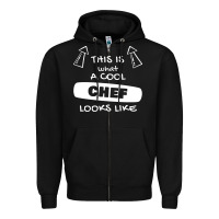 Black chef t  shirtthis is what a cool chef looks like t  shirt Zipper Hoodie - trangStudio