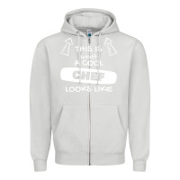 Dove Grey chef t  shirtthis is what a cool chef looks like t  shirt Zipper Hoodie - trangStudio