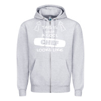 Heather Grey chef t  shirtthis is what a cool chef looks like t  shirt Zipper Hoodie - trangStudio