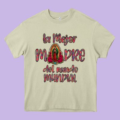 La Mejor Madre Del Mundo Mundial Heavy Core Tee Designed By Bettercallsaul