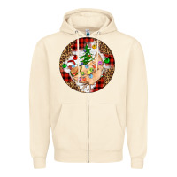 Sandshell Christmas chicken Zipper Hoodie - Artiststas