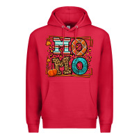 Cardinal Fall Autumn Leopard Momo Premium Hoodie - LillyAllenDesigns