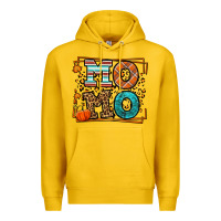 Lemon Fall Autumn Leopard Momo Premium Hoodie - LillyAllenDesigns
