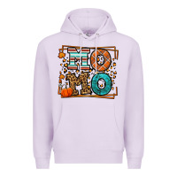 Lilac Fall Autumn Leopard Momo Premium Hoodie - LillyAllenDesigns