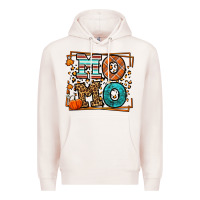 Pale Pink Fall Autumn Leopard Momo Premium Hoodie - LillyAllenDesigns