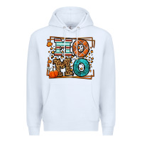 White Fall Autumn Leopard Momo Premium Hoodie - LillyAllenDesigns