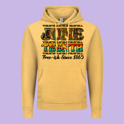 Juneteenth Vintage Hoodie Designed By Howdyjamesfarm