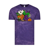 Cloud Purple halloween heart Vintage Tee - CowGirlArtShop