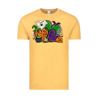 Vintage Mustard halloween heart Vintage Tee - CowGirlArtShop