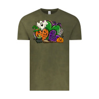 Vintage Olive halloween heart Vintage Tee - CowGirlArtShop