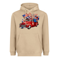 Mushroom american truck 4th of july Heavyweight Hoodie - BarkalooDesign