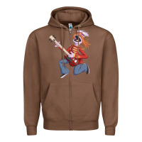 Chestnut floyd pepper Zipper Hoodie - trangStudio