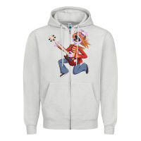 Dove Grey floyd pepper Zipper Hoodie - trangStudio