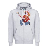 Heather Grey floyd pepper Zipper Hoodie - trangStudio