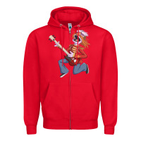 Red floyd pepper Zipper Hoodie - trangStudio