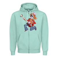 Seafoam floyd pepper Zipper Hoodie - trangStudio