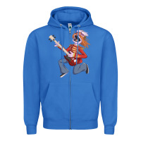 True Royal floyd pepper Zipper Hoodie - trangStudio