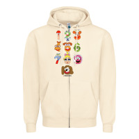 Sandshell muppet babies Zipper Hoodie - trangStudio