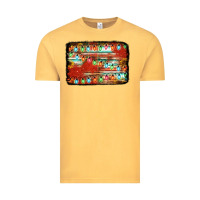 Vintage Mustard christmas serape sunflower background Vintage Tee - Jasminsmagicworld
