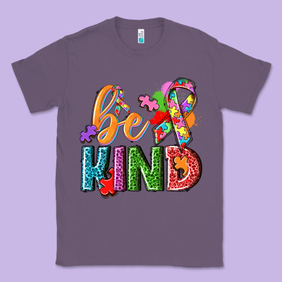 Autism Be Kind Classic Tee Designed By Nancycooperartshop