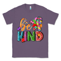 Lavender Autism be kind Classic Tee - NancyCooperArtShop
