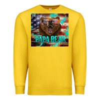 Lemon papa bear american flag  tumbler Premium Sweatshirt - BarkalooDesign