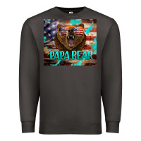 Smoke papa bear american flag  tumbler Premium Sweatshirt - BarkalooDesign