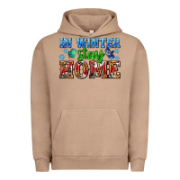 Pigment Burro in winter stay home with gloves Urban Hoodie - AdoDesignShop