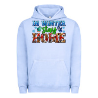 Pigment Grape Ice in winter stay home with gloves Urban Hoodie - AdoDesignShop