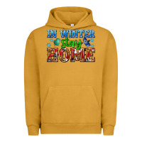 Pigment Peanut Butter in winter stay home with gloves Urban Hoodie - AdoDesignShop