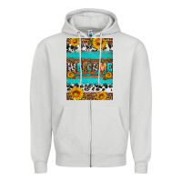 Dove Grey Welcome fall Zipper Hoodie - Artiststas
