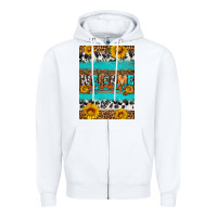 White Welcome fall Zipper Hoodie - Artiststas
