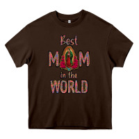 Chocolate Brown Best Mom in the World Heavy Core Tee - Bettercallsaul