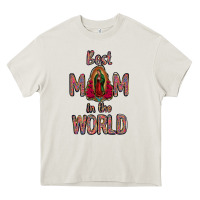 Cream Best Mom in the World Heavy Core Tee - Bettercallsaul