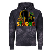 Cloud Black She is strong Black History Vintage Hoodie - HowdyJamesFarm
