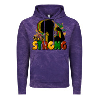 Cloud Purple She is strong Black History Vintage Hoodie - HowdyJamesFarm