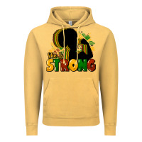 Vintage Mustard She is strong Black History Vintage Hoodie - HowdyJamesFarm