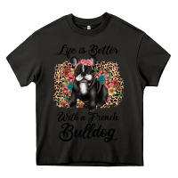 Asphalt life is better with a french bulldog Heavy Core Tee - JahusDesignShop