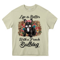 Mossy life is better with a french bulldog Heavy Core Tee - JahusDesignShop