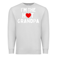 Dove Grey mens i love hot grandpa  i'm the hot grandpa Premium Sweatshirt - trangStudio