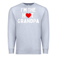 Heather Grey mens i love hot grandpa  i'm the hot grandpa Premium Sweatshirt - trangStudio