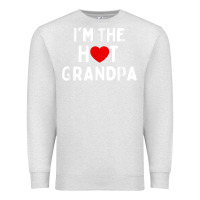 Oatmeal Heather mens i love hot grandpa  i'm the hot grandpa Premium Sweatshirt - trangStudio