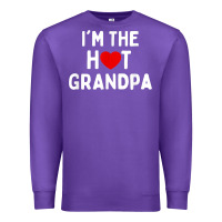 Purple mens i love hot grandpa  i'm the hot grandpa Premium Sweatshirt - trangStudio