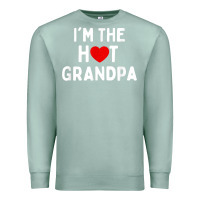 Seafoam mens i love hot grandpa  i'm the hot grandpa Premium Sweatshirt - trangStudio