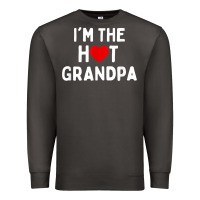 Smoke mens i love hot grandpa  i'm the hot grandpa Premium Sweatshirt - trangStudio