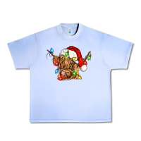 Grape Ice christmas heifer cow Urban Heavy Tee - CowGirlArtShop