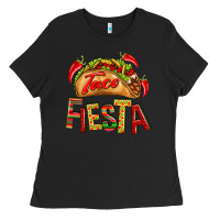Black Taco Fiesta Ladies Tee - texasbilliewilder