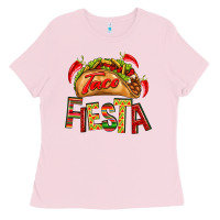 Bubblegum Pink Taco Fiesta Ladies Tee - texasbilliewilder
