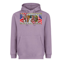 Lavender 1776 4th of july license plate Heavyweight Hoodie - BarkalooDesign